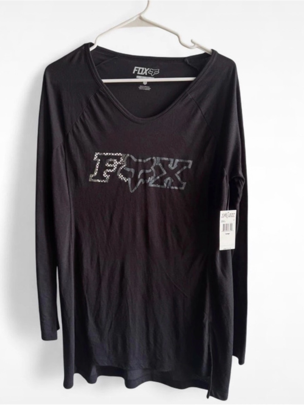 Fox Black Women’s Long Sleeve Logo Tee
